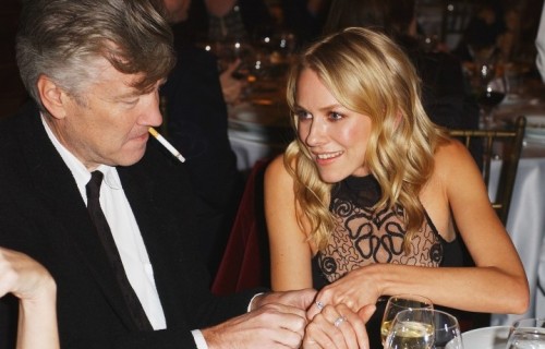Naomi Watts e David Lynch , 2001. (Photo by M. Caulfield/WireImage)